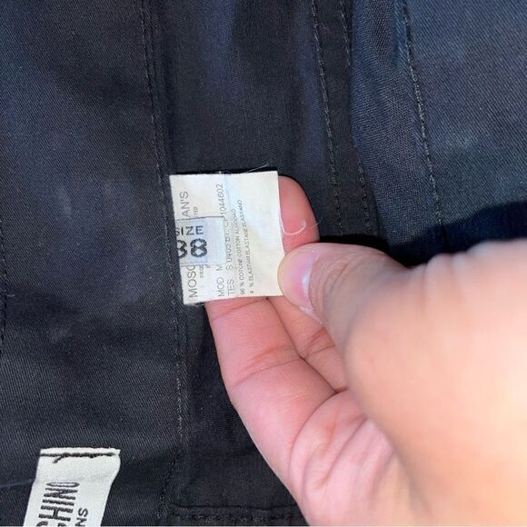 MOSCHINO Blue Jeans with Paint Men size 38 - Picture 10 of 11